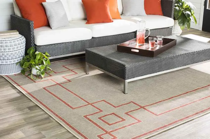 Natalie Outdoor Area Rug Carpet for Living Room Bedroom or Kitchen