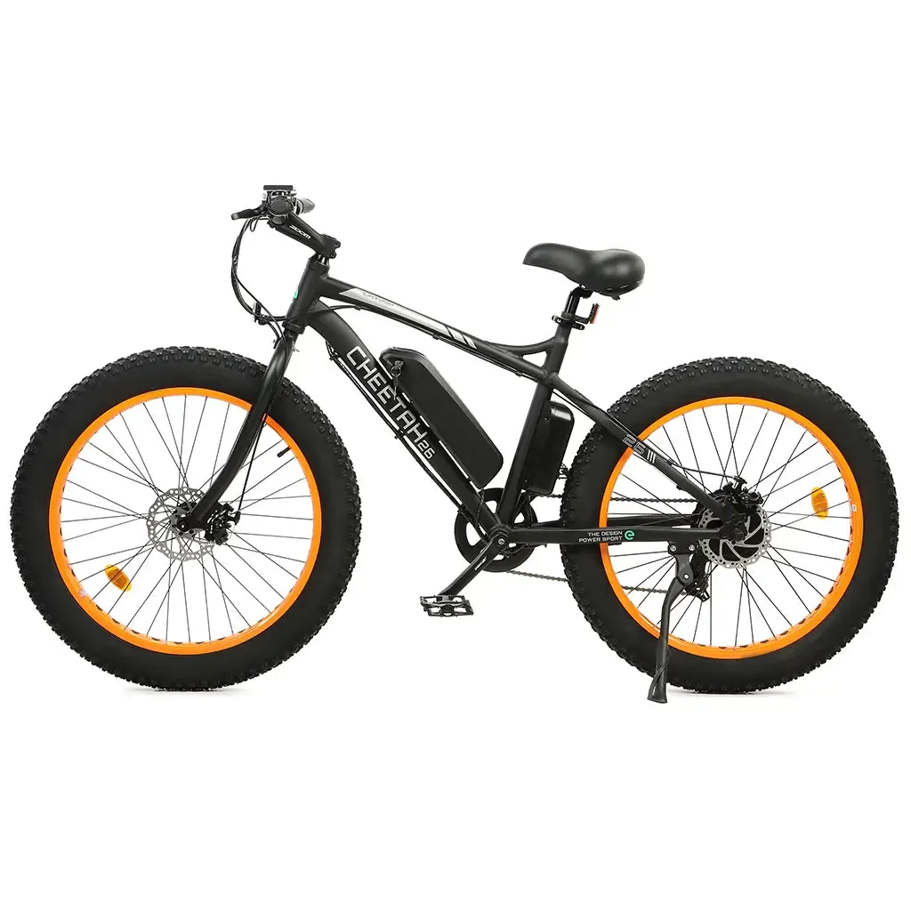 On Sale! UL Certified Ecotric Cheetah Beach Snow 36V 500W Fat Tire Electric Bike