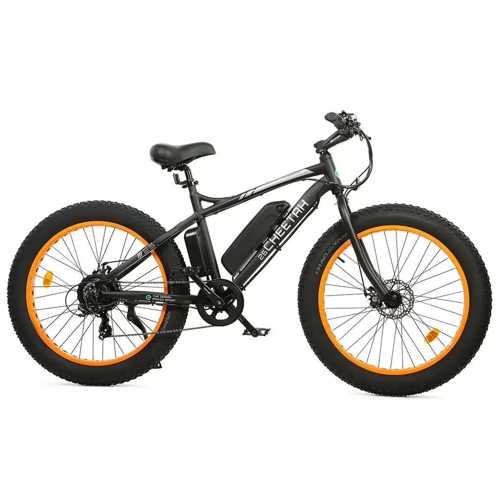 On Sale! UL Certified Ecotric Cheetah Beach Snow 36V 500W Fat Tire Electric Bike