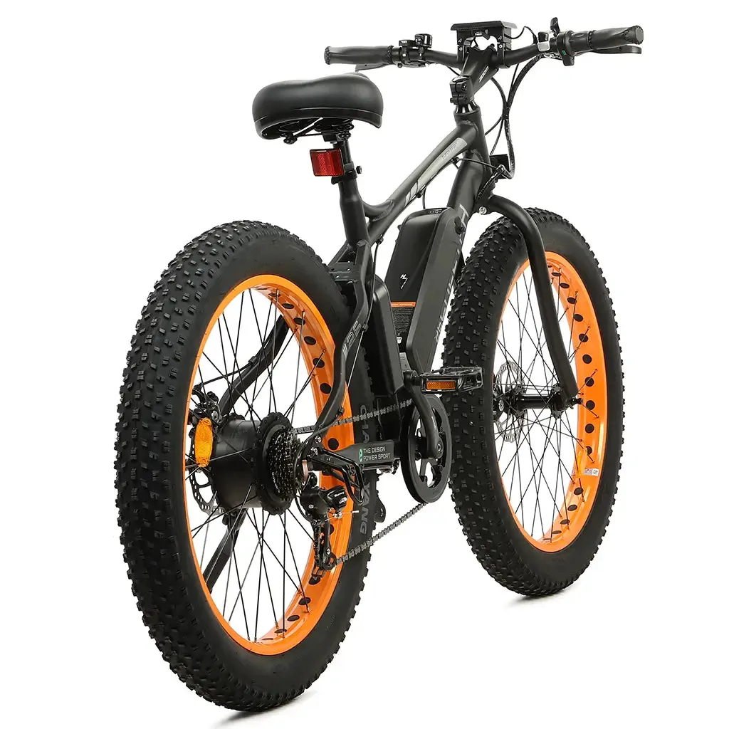 On Sale! UL Certified Ecotric Cheetah Beach Snow 36V 500W Fat Tire Electric Bike