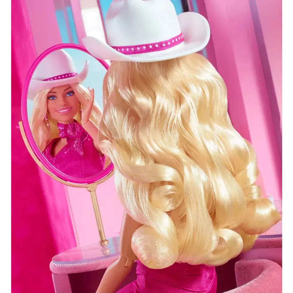 Original Barbie Doll Pink Dress (The Movie Doll Barbie in Pink Western Outfit)