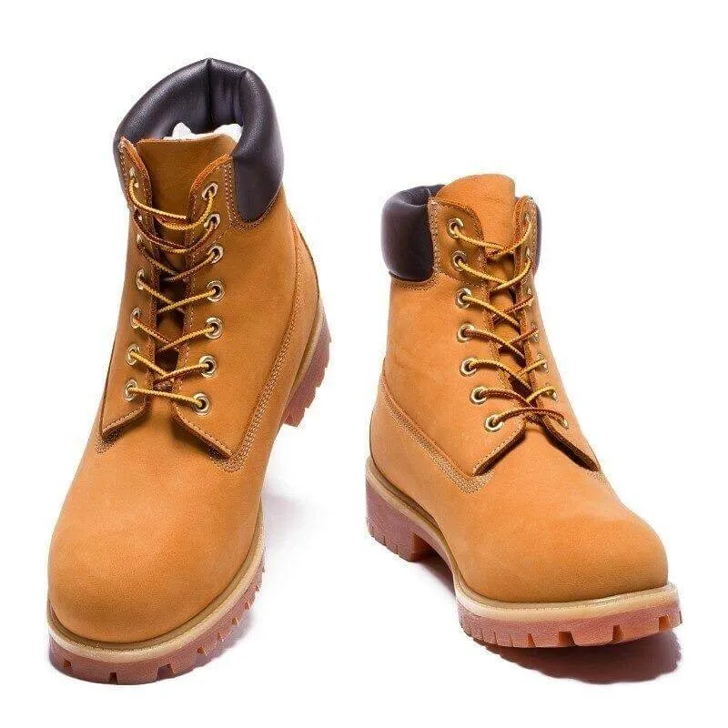 Premium 6 Inch Yellow Boots Mens