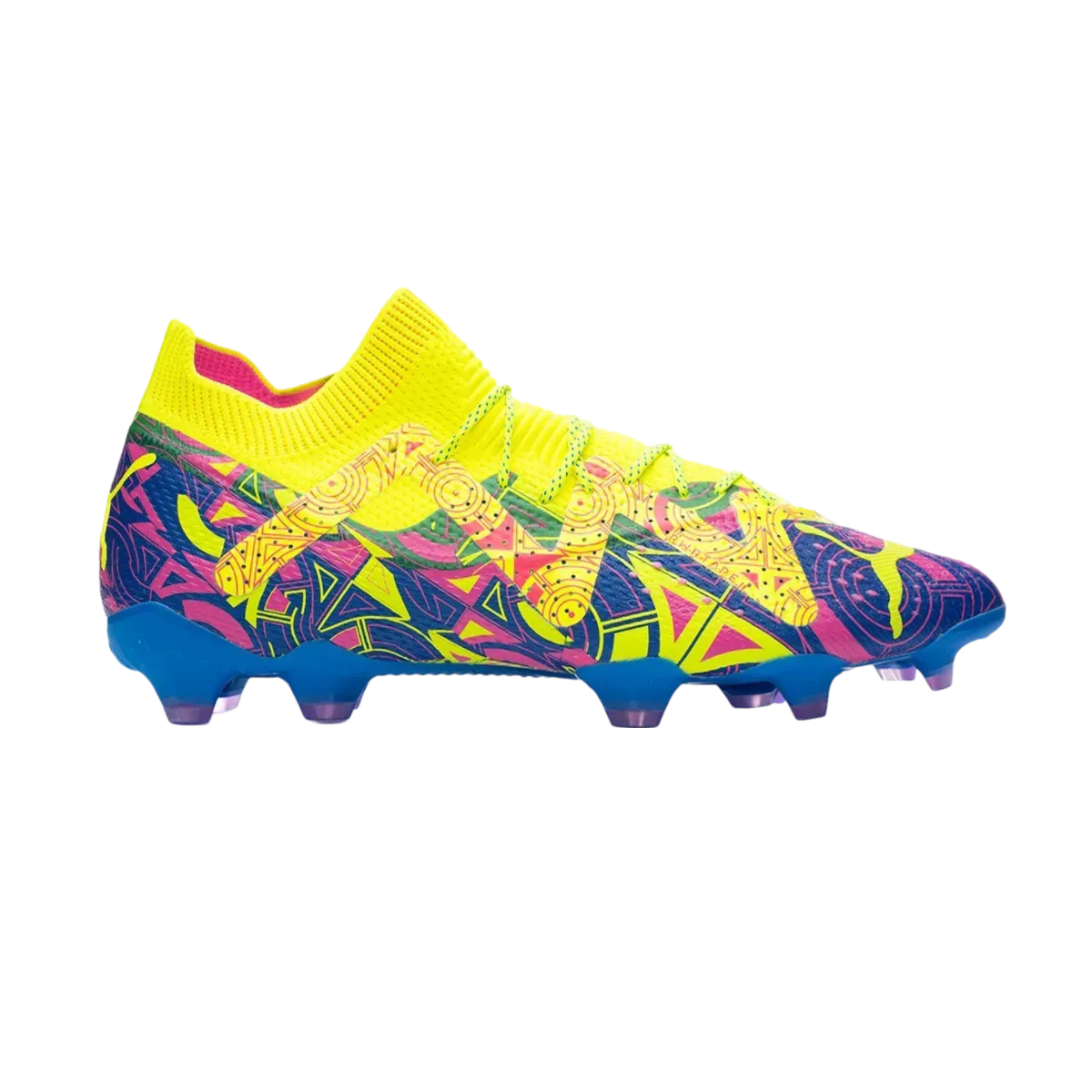 Puma Future Ultimate FG/AG Yellow Blue - Goatkits Boots