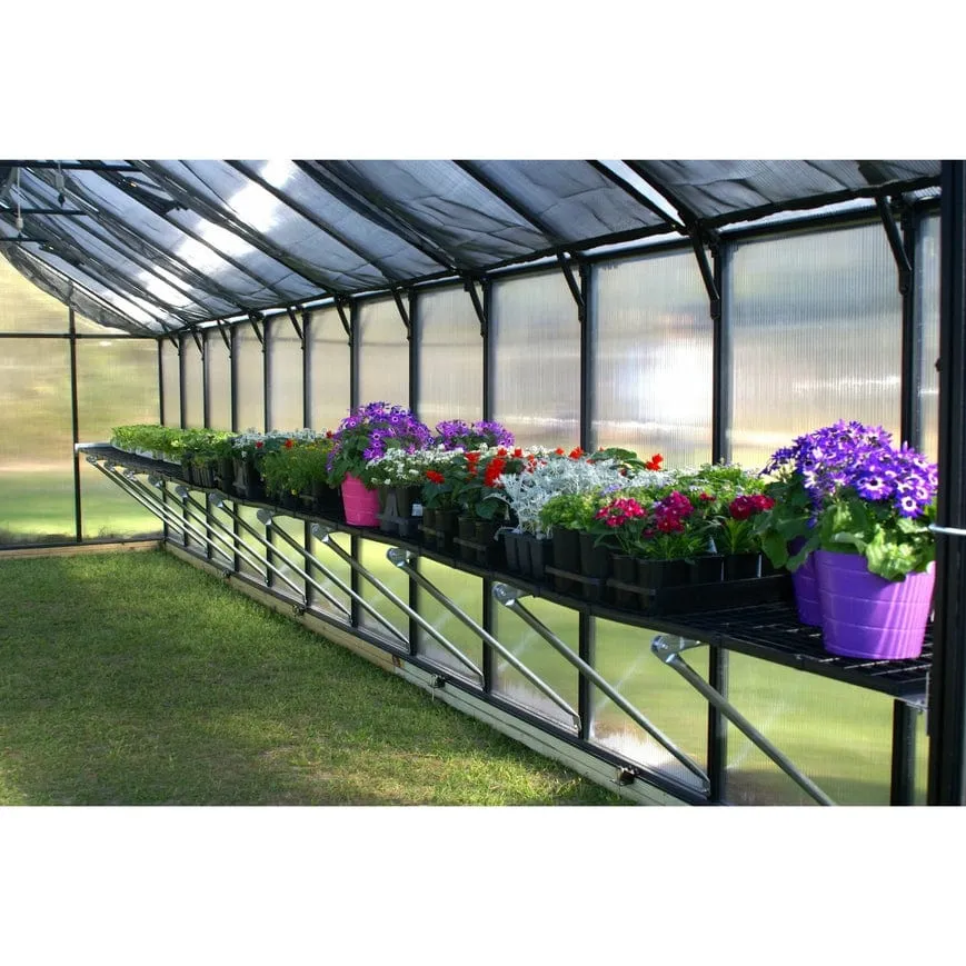 Riverstone MONT Premium Greenhouse | 8 x 16 - MONT-16-BK-PREMIUM