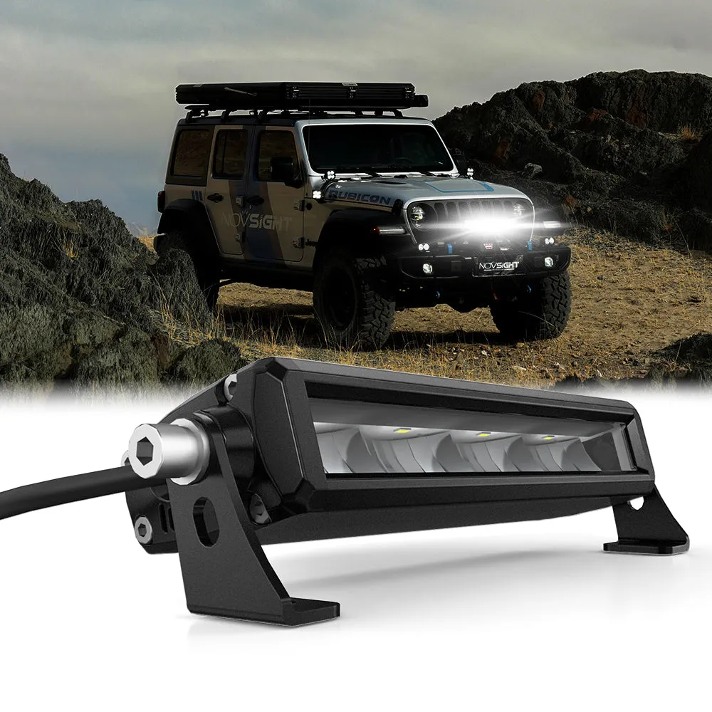 Rock Series 12 Inch Single Row LED Off-Road Light Bar High Power with Bracket