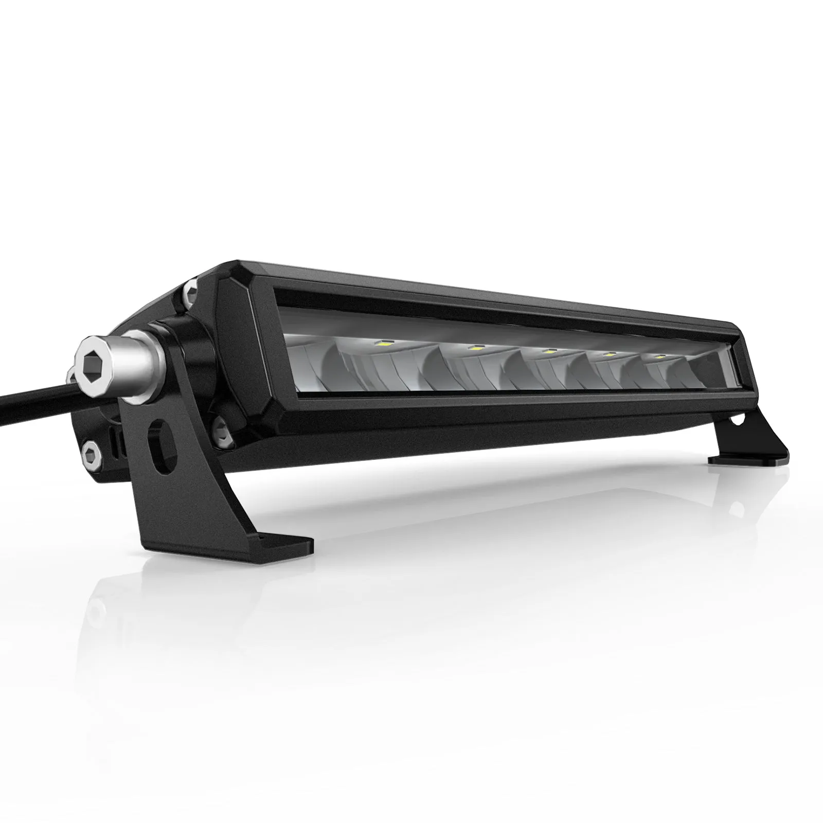 Rock Series 12 Inch Single Row LED Off-Road Light Bar High Power with Bracket