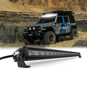 Rock Series 38 Inch Single Row LED Off-Road Light Bar High Power with Bracket