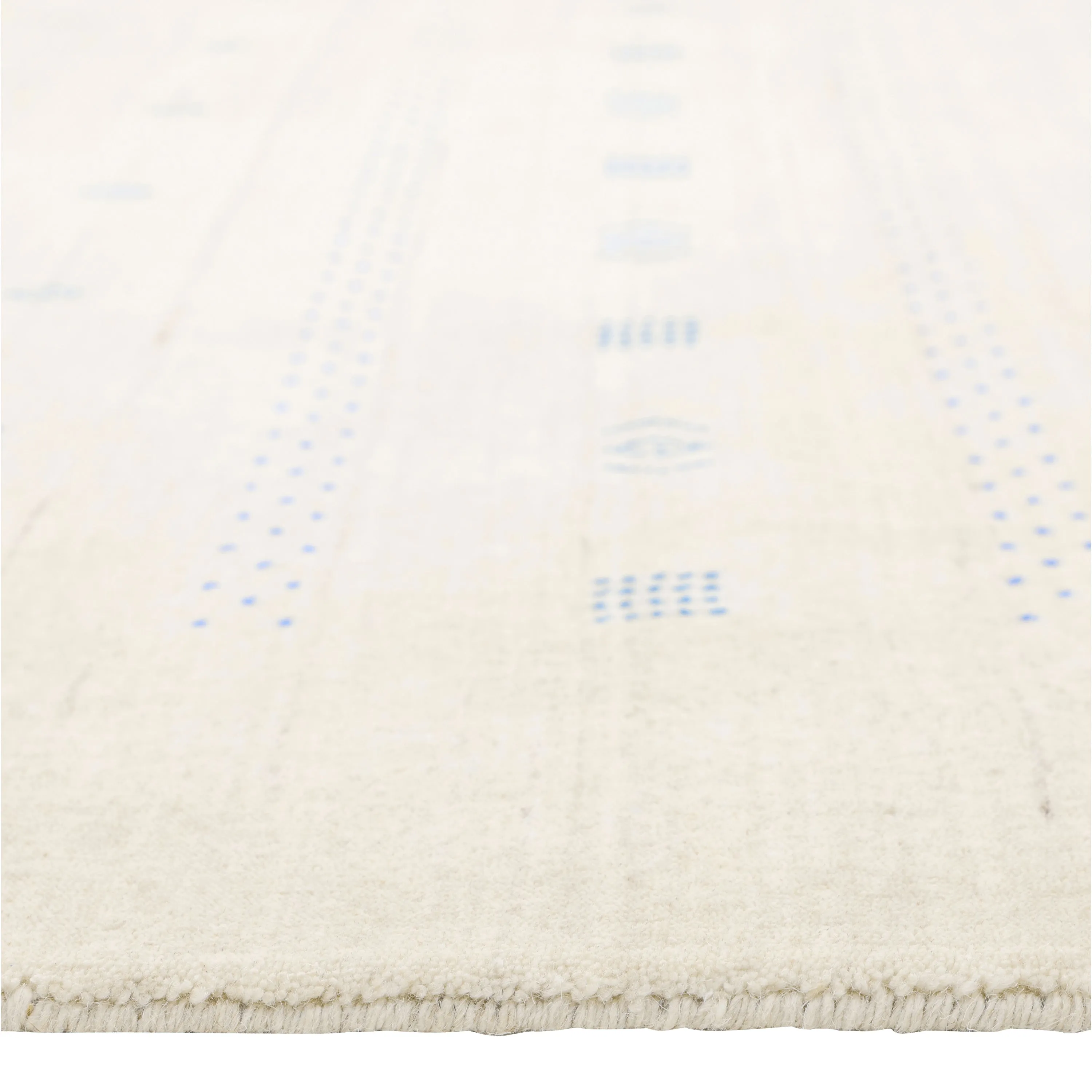 Snow Brown Solid Indo Gabbeh Wool Rug - 9' x 12'