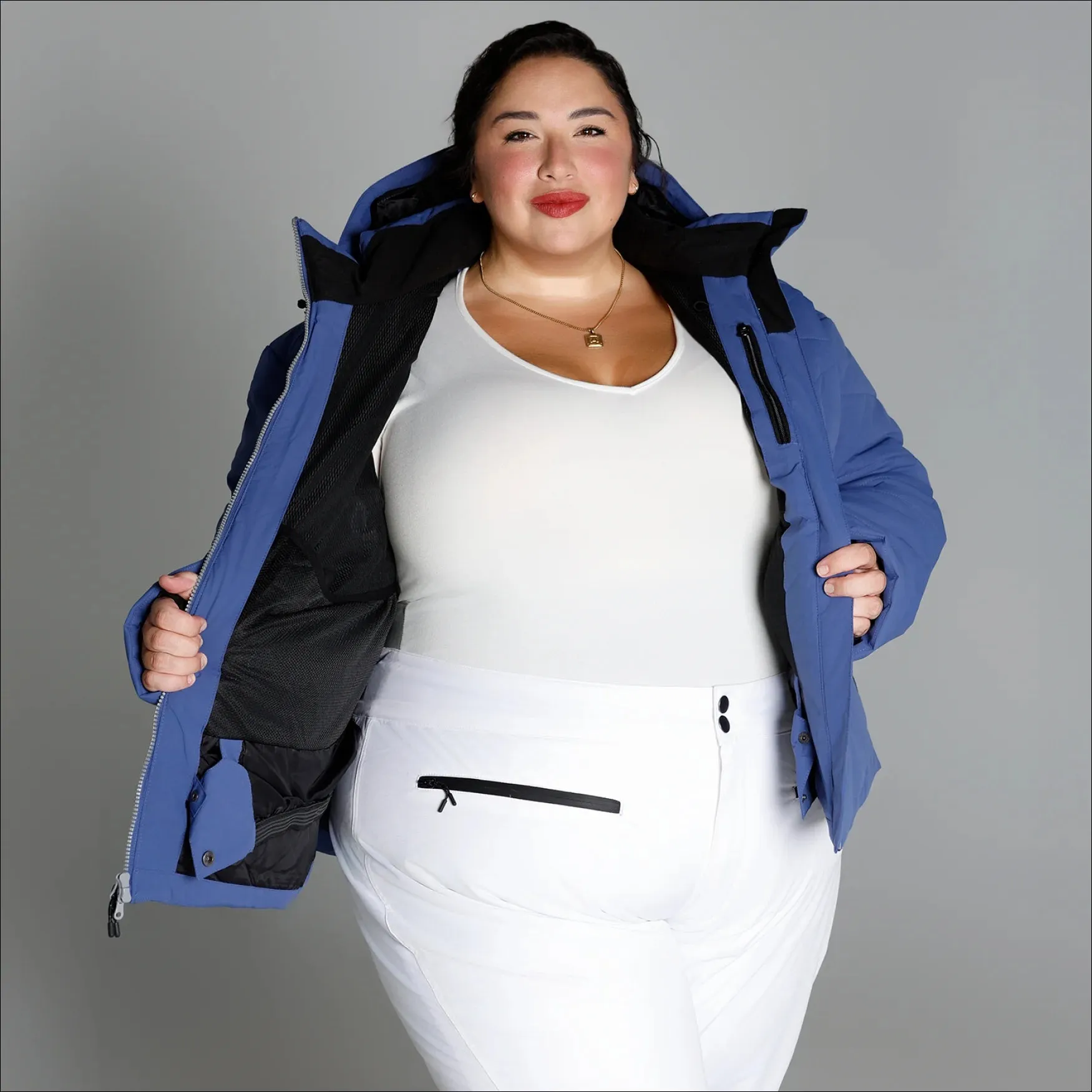 Snow Country Outerwear Womens Plus Size 1X-6X Vail Ski Coat Jacket