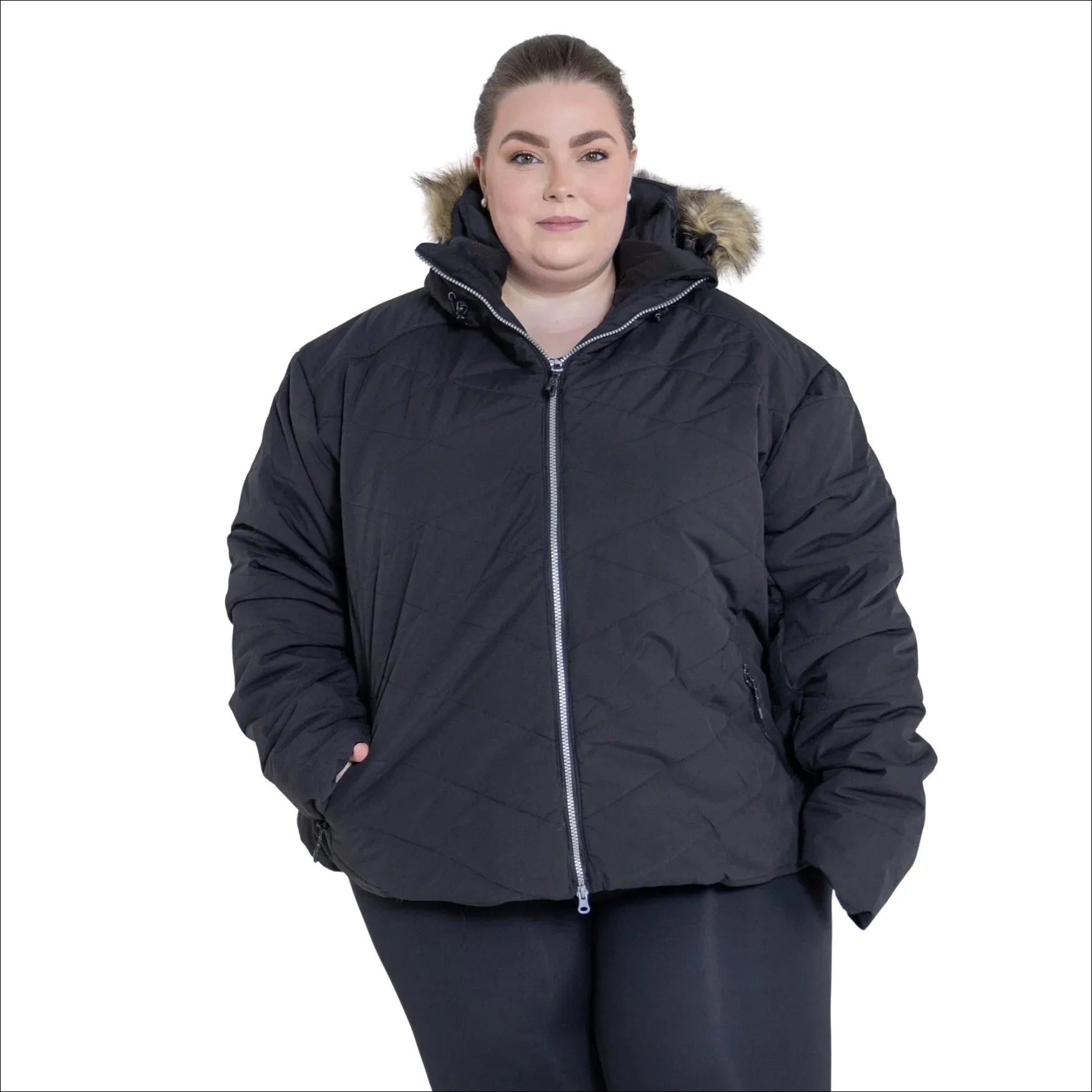 Snow Country Outerwear Womens Plus Size 1X-6X Vail Ski Coat Jacket