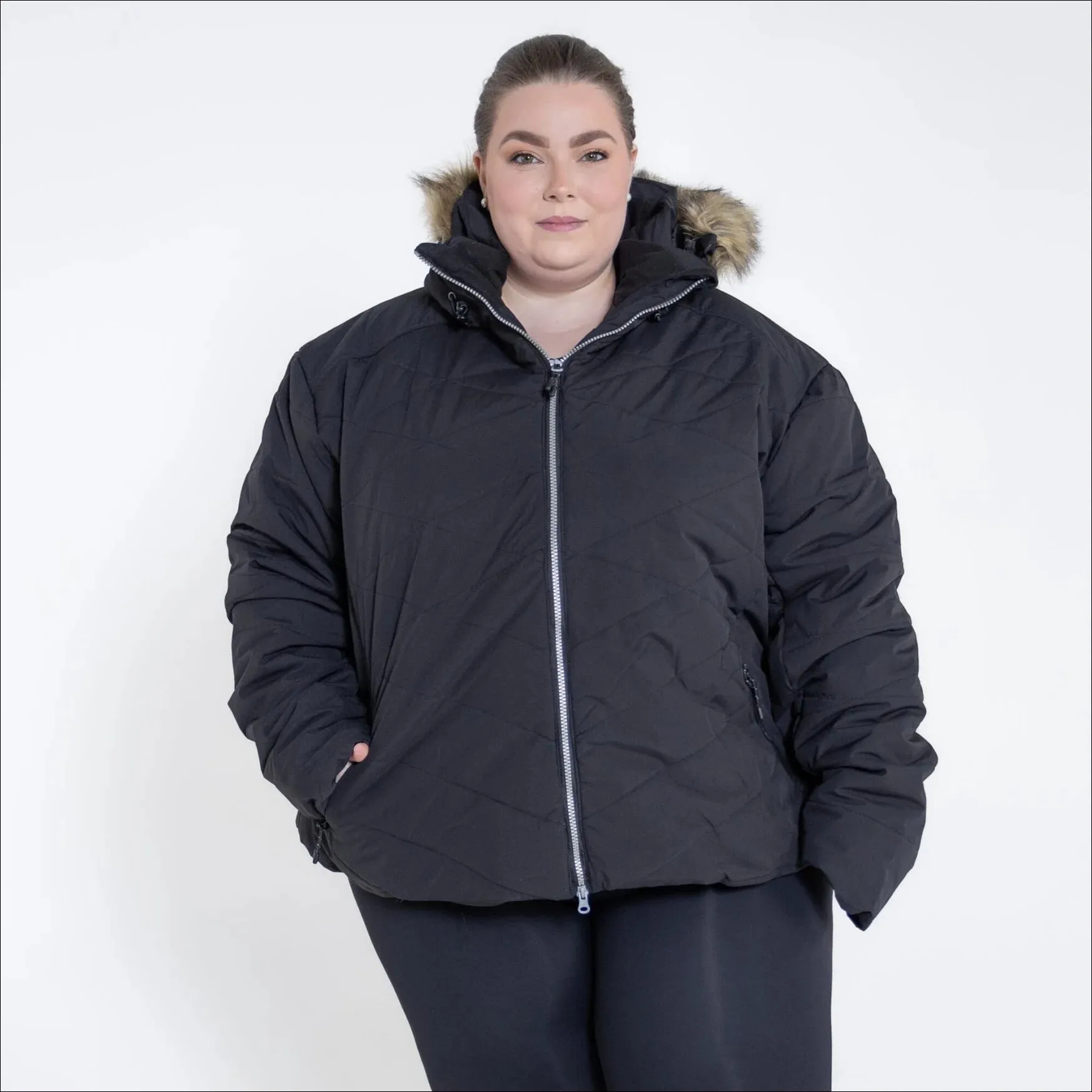 Snow Country Outerwear Womens Plus Size 1X-6X Vail Ski Coat Jacket