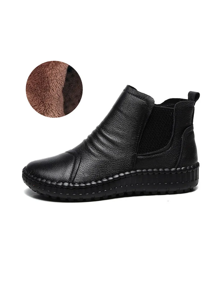 Soft Leather Comfortable Winter Boots