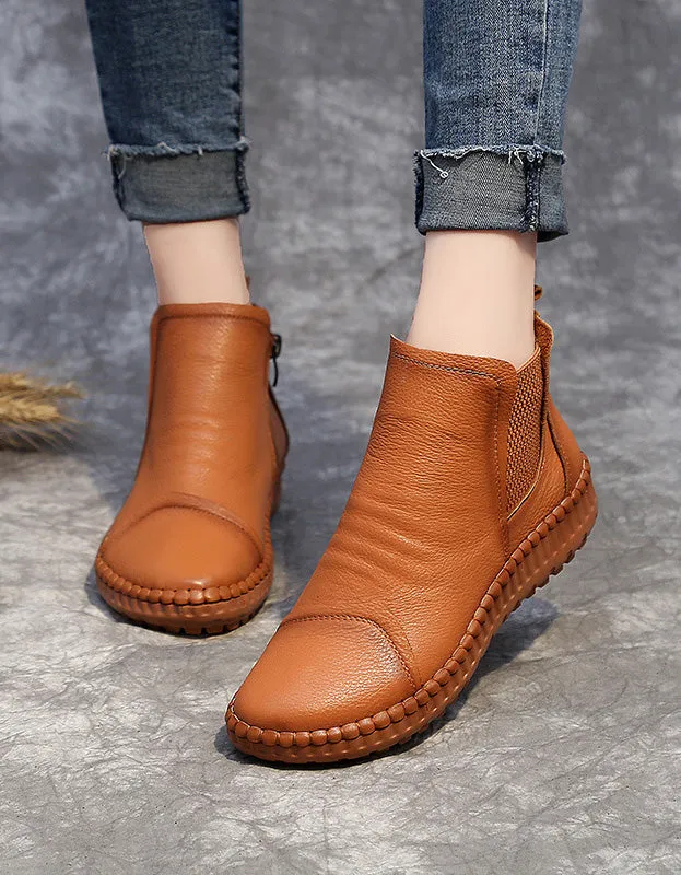 Soft Leather Comfortable Winter Boots