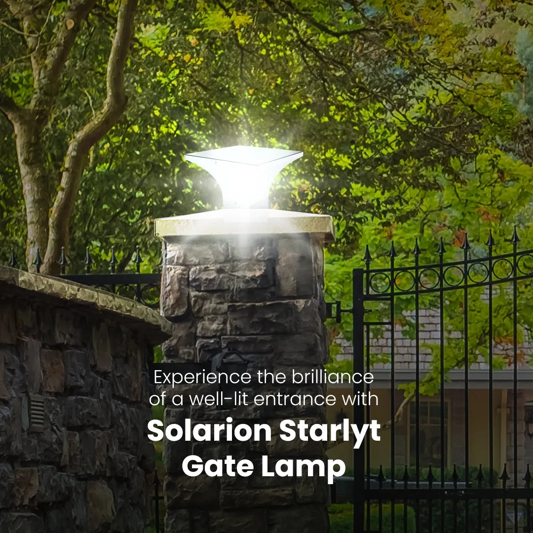 Solarion Starlyt Gate Lamp (Metal with B22 Holder)