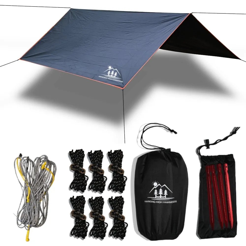 The Canopy- 11 Foot Hammock Tarp- Waterproof and great coverage for hammock camping