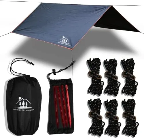 The Canopy- 11 Foot Hammock Tarp- Waterproof and great coverage for hammock camping