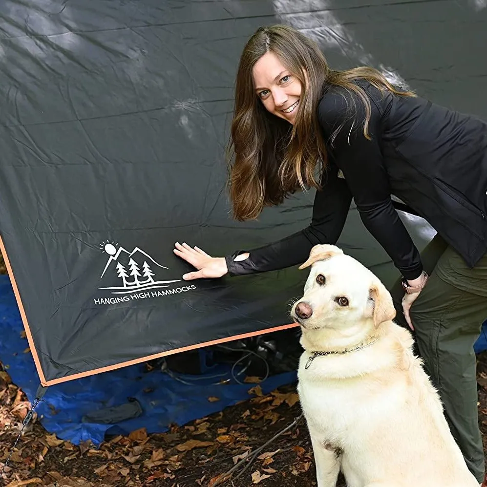 The Canopy- 11 Foot Hammock Tarp- Waterproof and great coverage for hammock camping