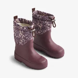 Thermo Snowboot Drizzle - purple tulips