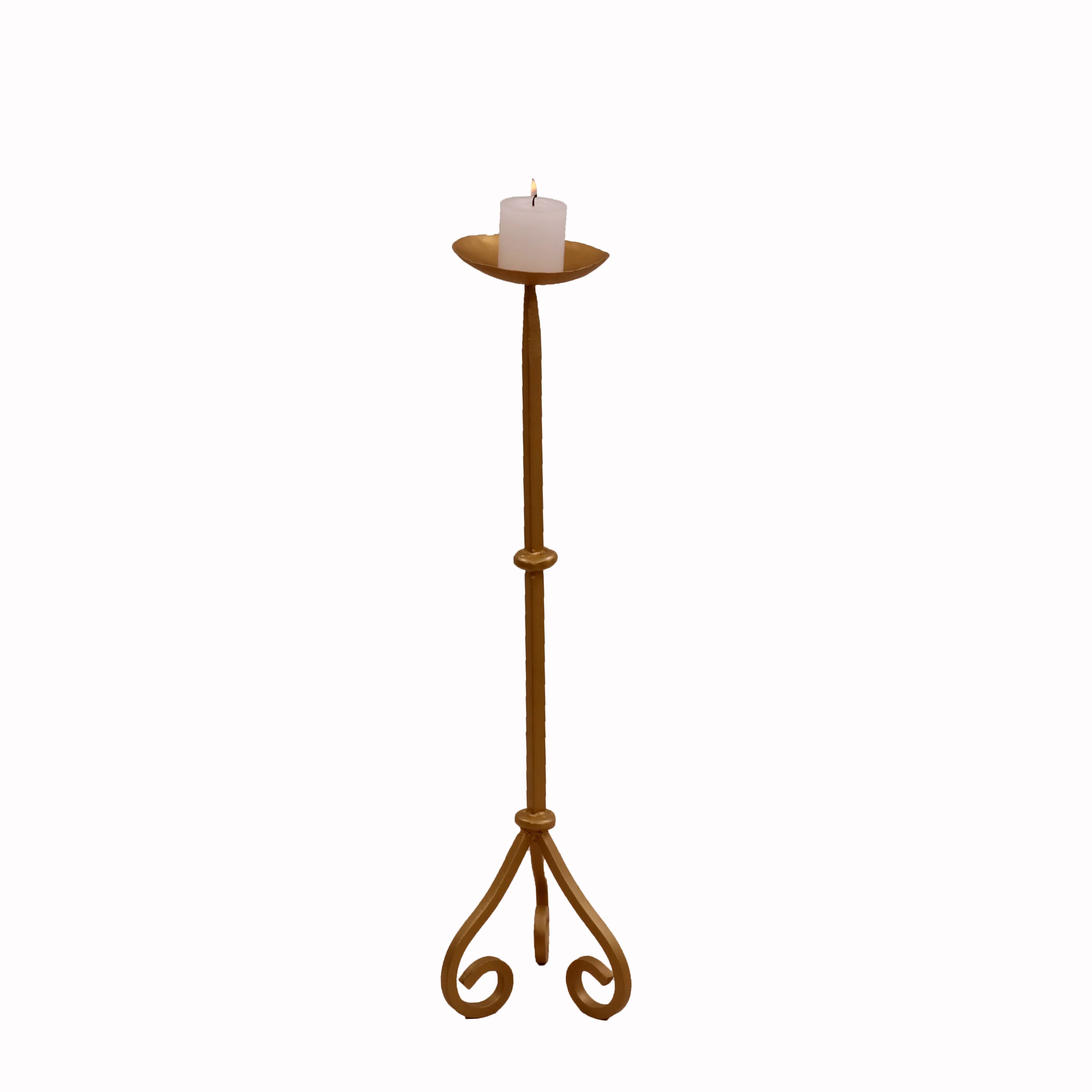 Stylish Three-Pronged Candle Holder Stand