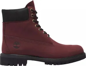 TIMBERLAND PREMIUM 6 IN WATERPROOF BOOT Men’s - BURGUNDY NUBUCK C60