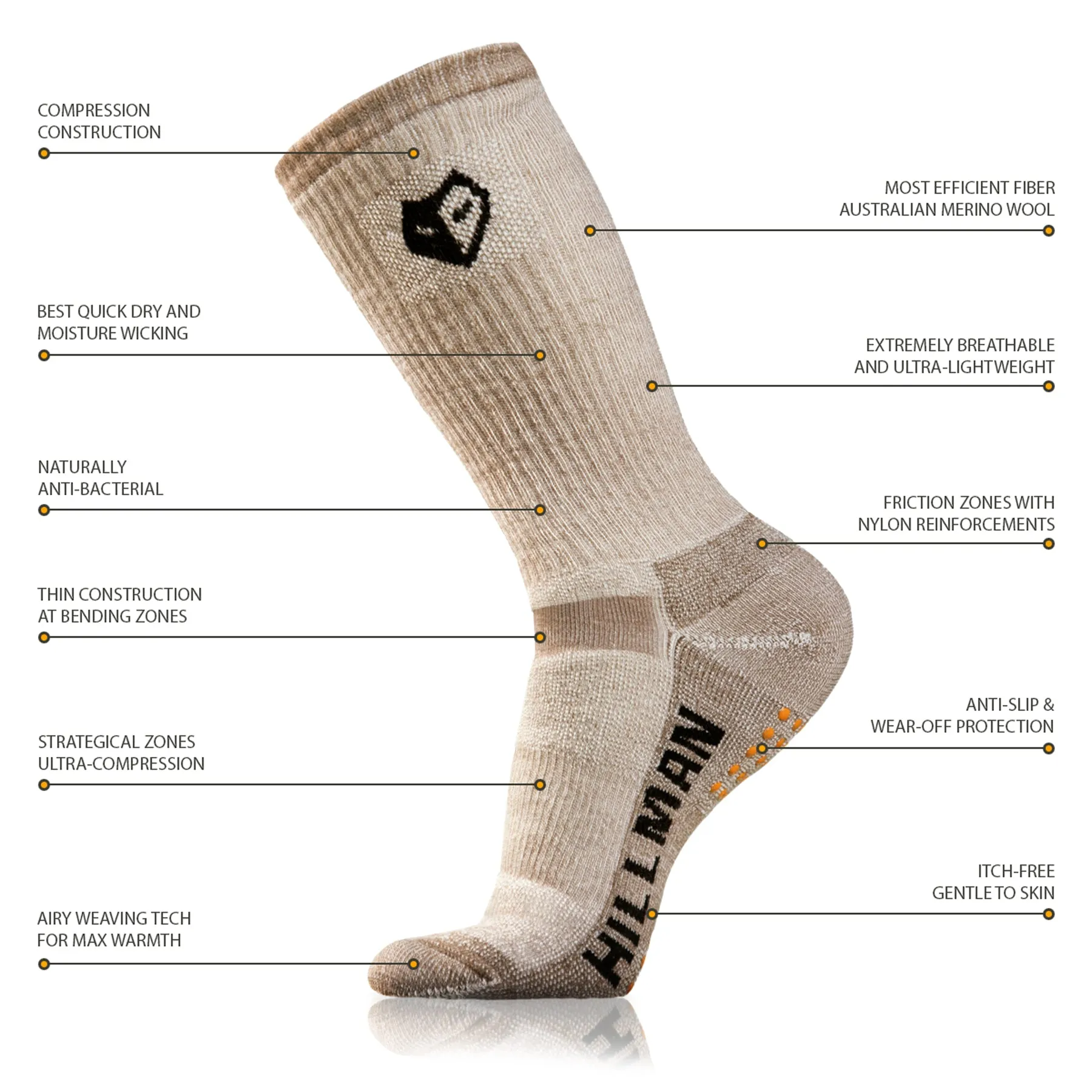 ULTRAWARM MERINO HUNTING SOCKS [HC]