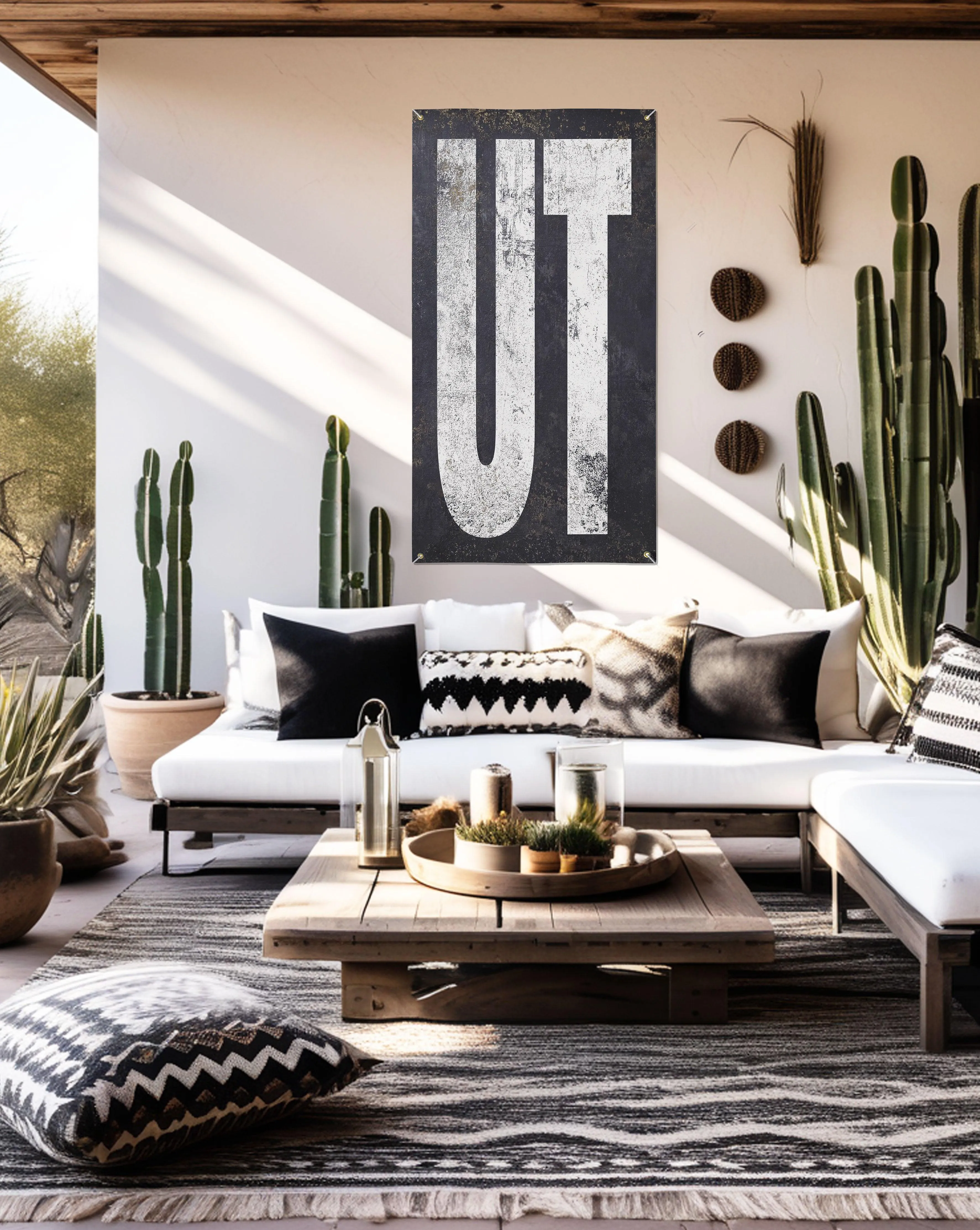 Utah's Natural Splendor: Rugged Outdoor Vinyl Banner Outdoor Patio Sign