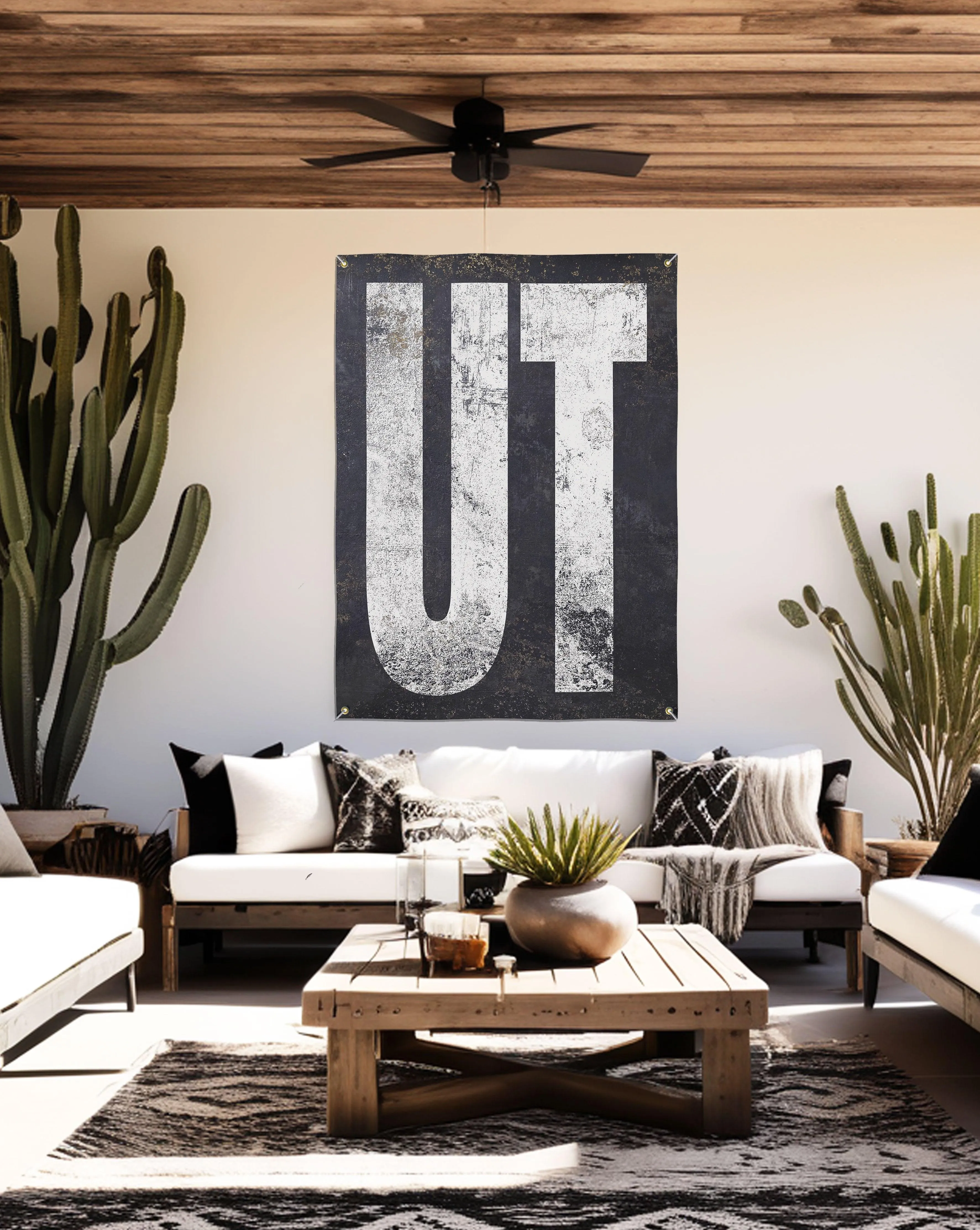 Utah's Natural Splendor: Rugged Outdoor Vinyl Banner Outdoor Patio Sign