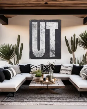 Utah's Natural Splendor: Rugged Outdoor Vinyl Banner Outdoor Patio Sign