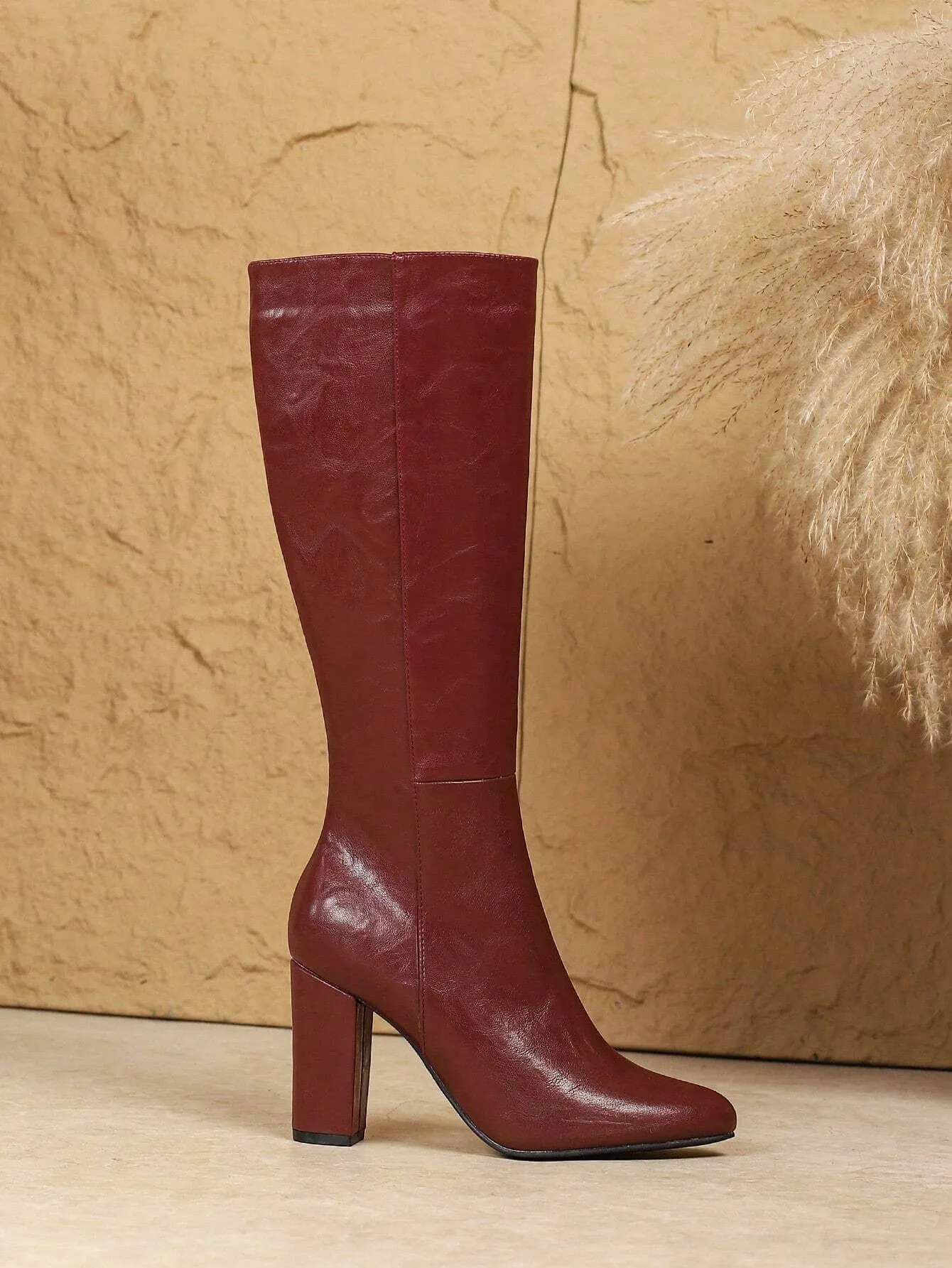 Versatile Style: Side-Zip High Heel Boots