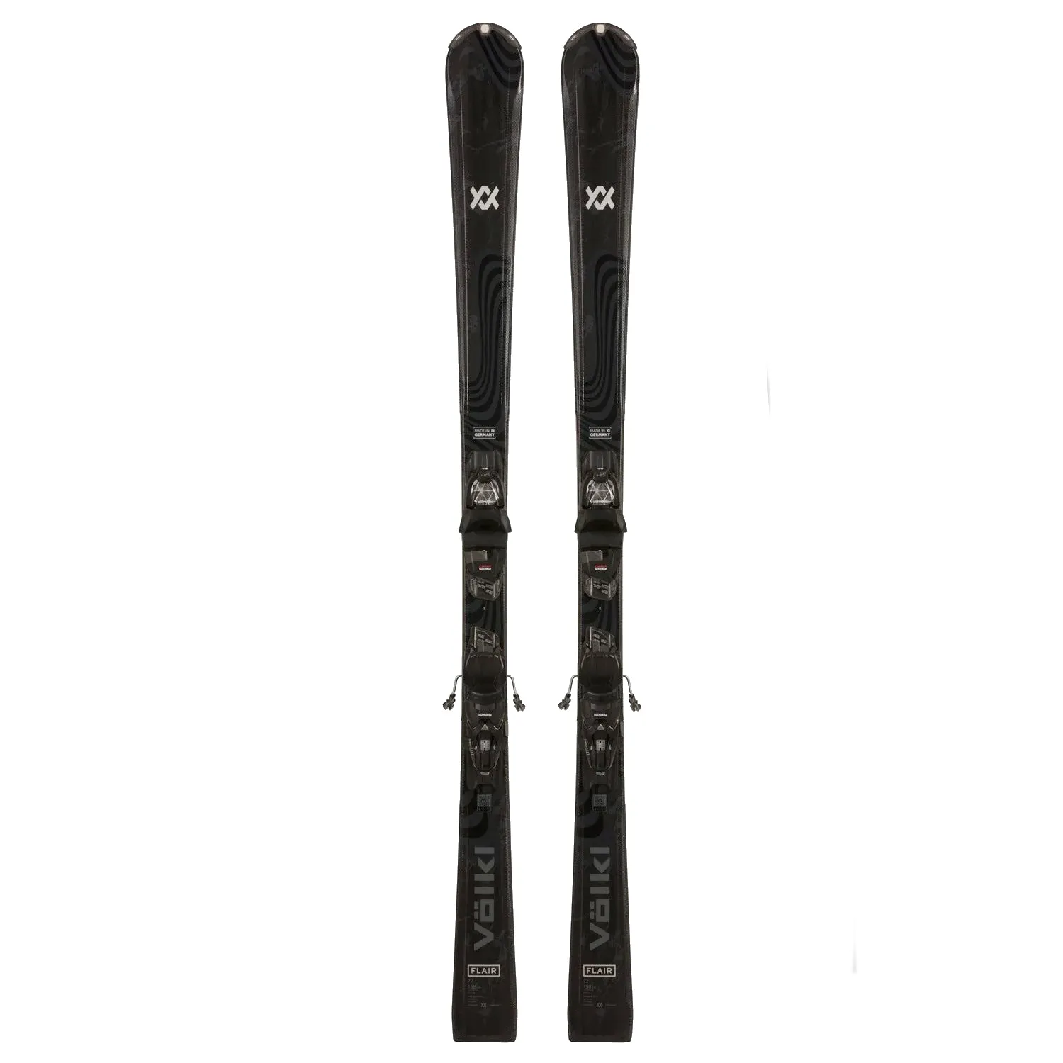 Volkl Flair 7.2 Womens Skis with Vmotion 10 Bindings