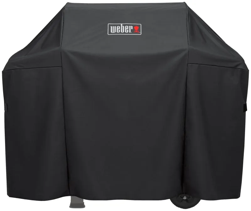 Weber 7139 Premium Grill Cover, 51 in W, 17.7 in D, 42 in H, Polyester, Black :EA: QUANTITY: 1