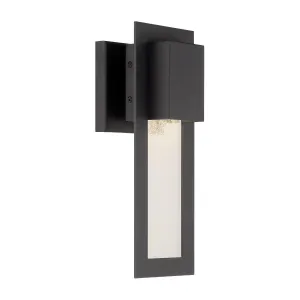 Westgate 13 In. LED Outdoor Wall Sconce Black Finish