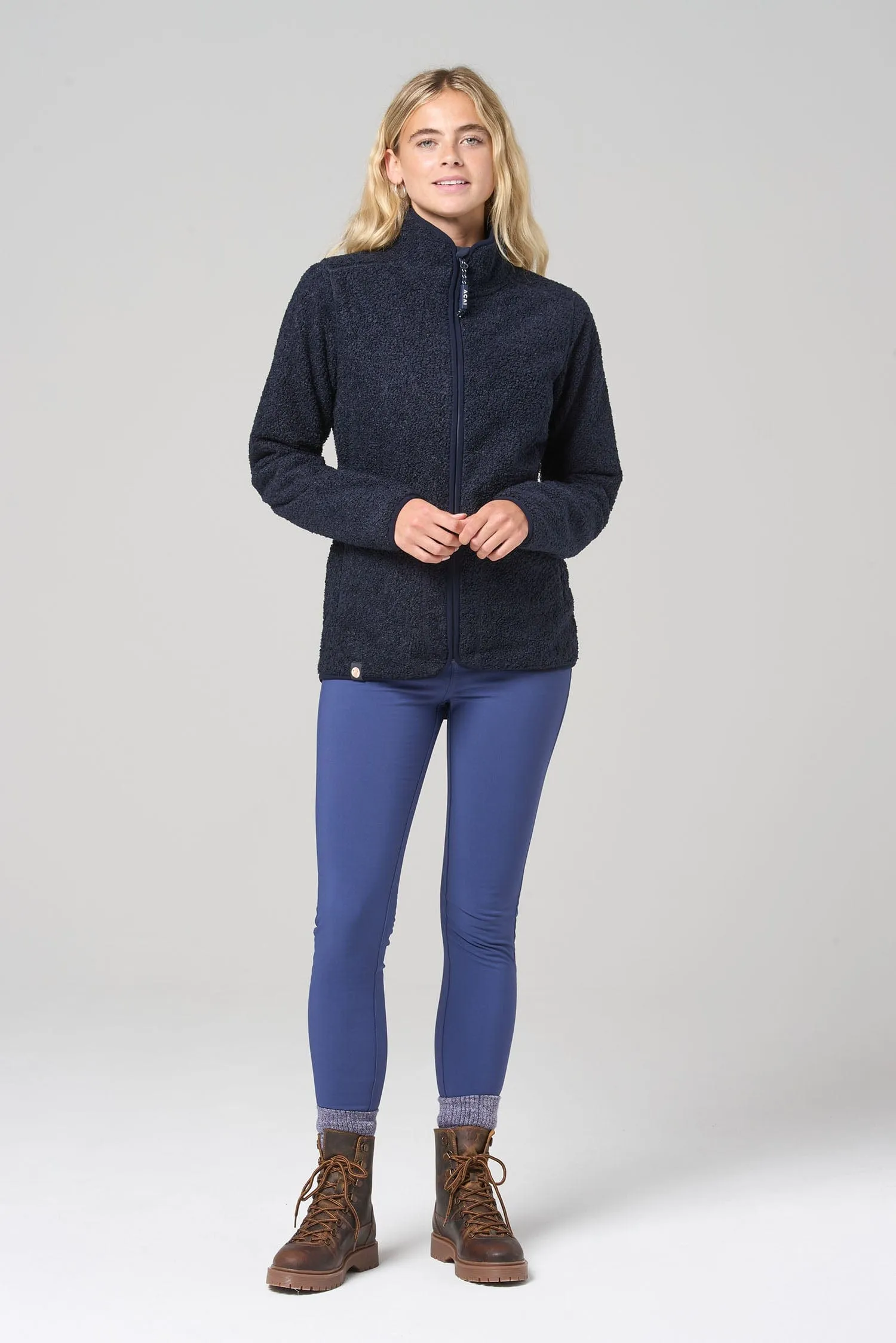 Windproof Full Zip Fleece - Deep Navy