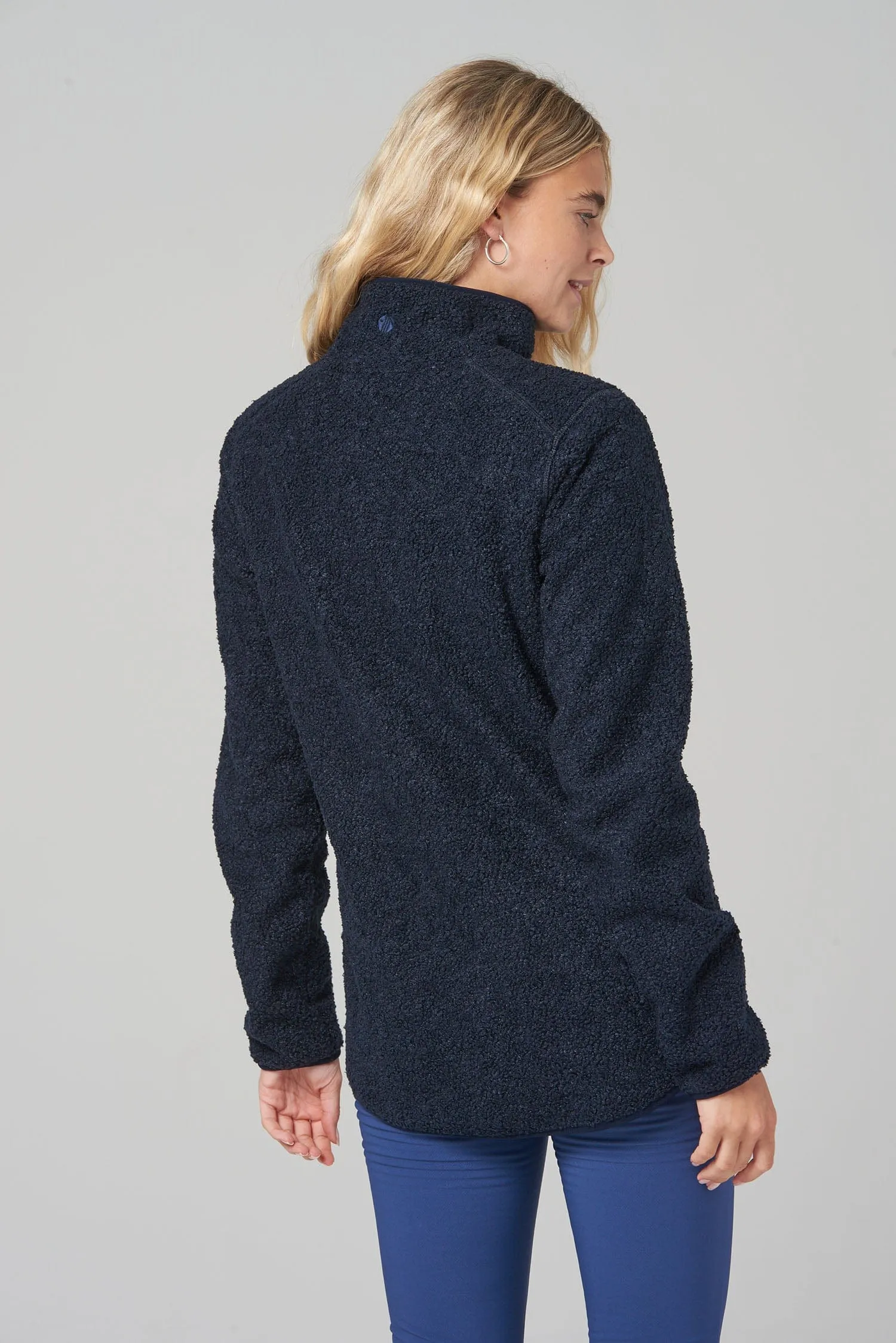 Windproof Full Zip Fleece - Deep Navy