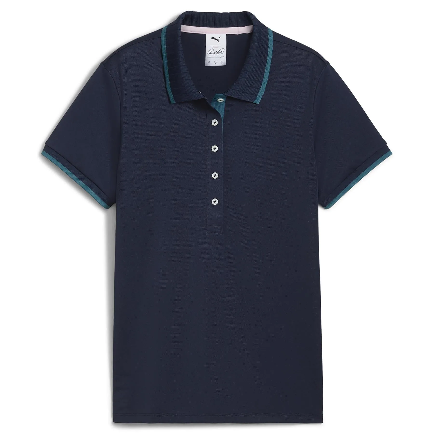 Womens AP Pique Polo Deep Navy - AW24