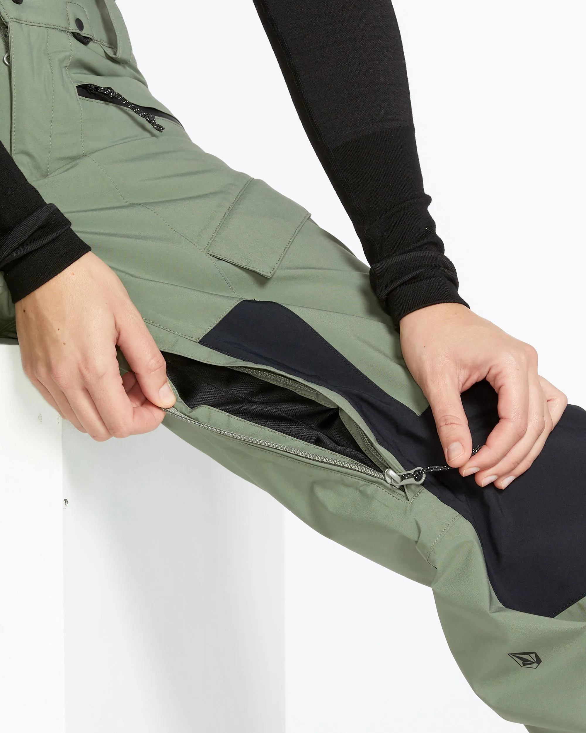 Womens V.Co At Stretch Gore-Tex Pants - Lichen Green