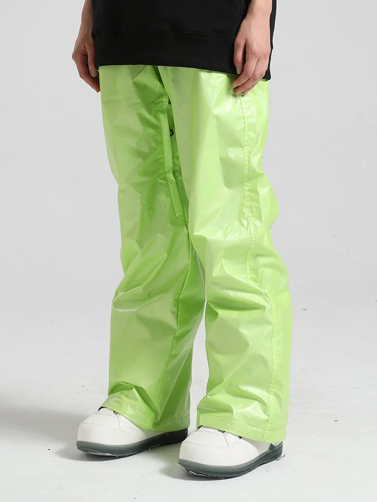 Women's Yellow Ski Pants