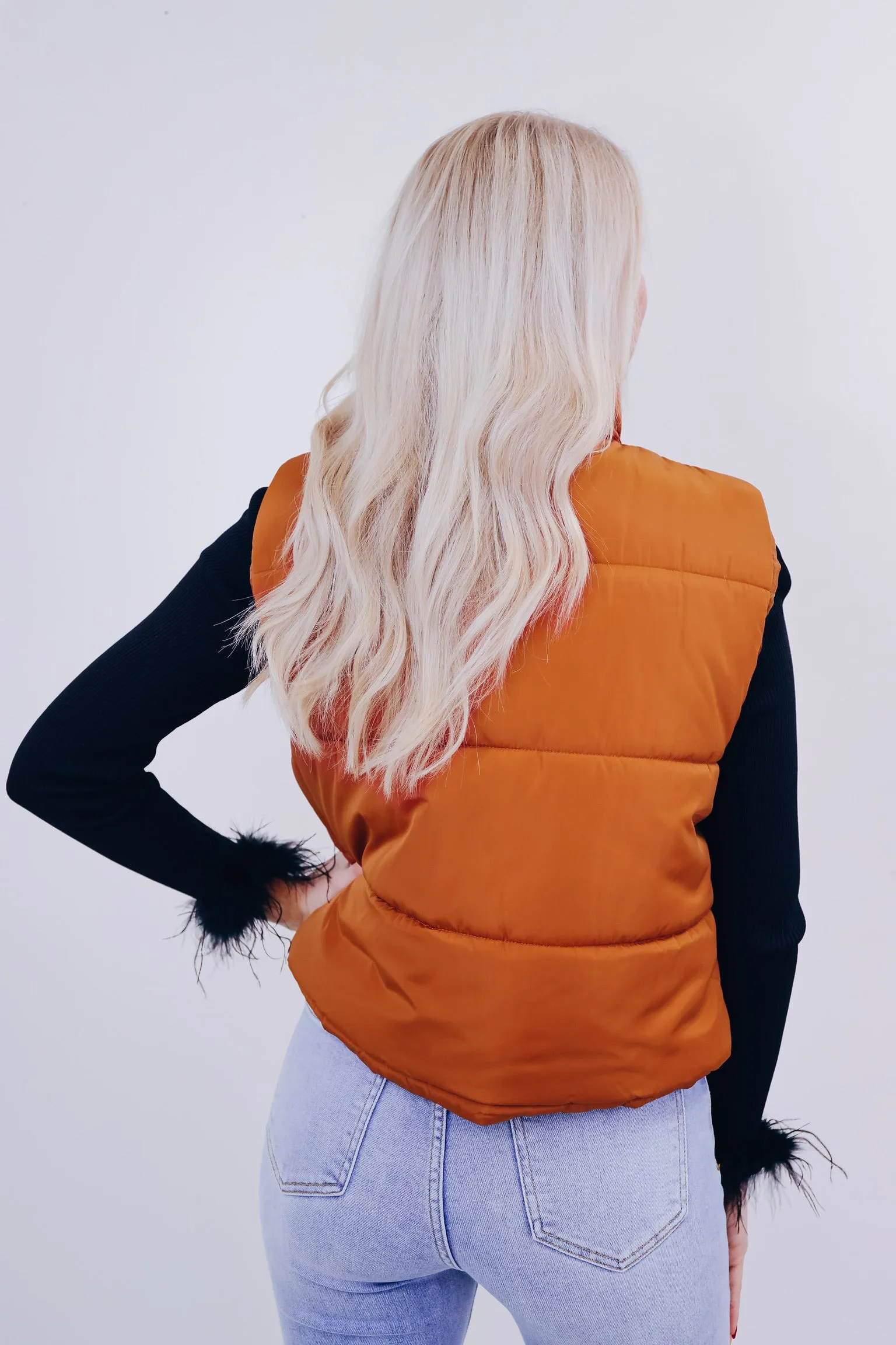 Wonderfully Essential Puffer Vest - Camel