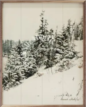 Wood Art - Snow Covered (No Verse)