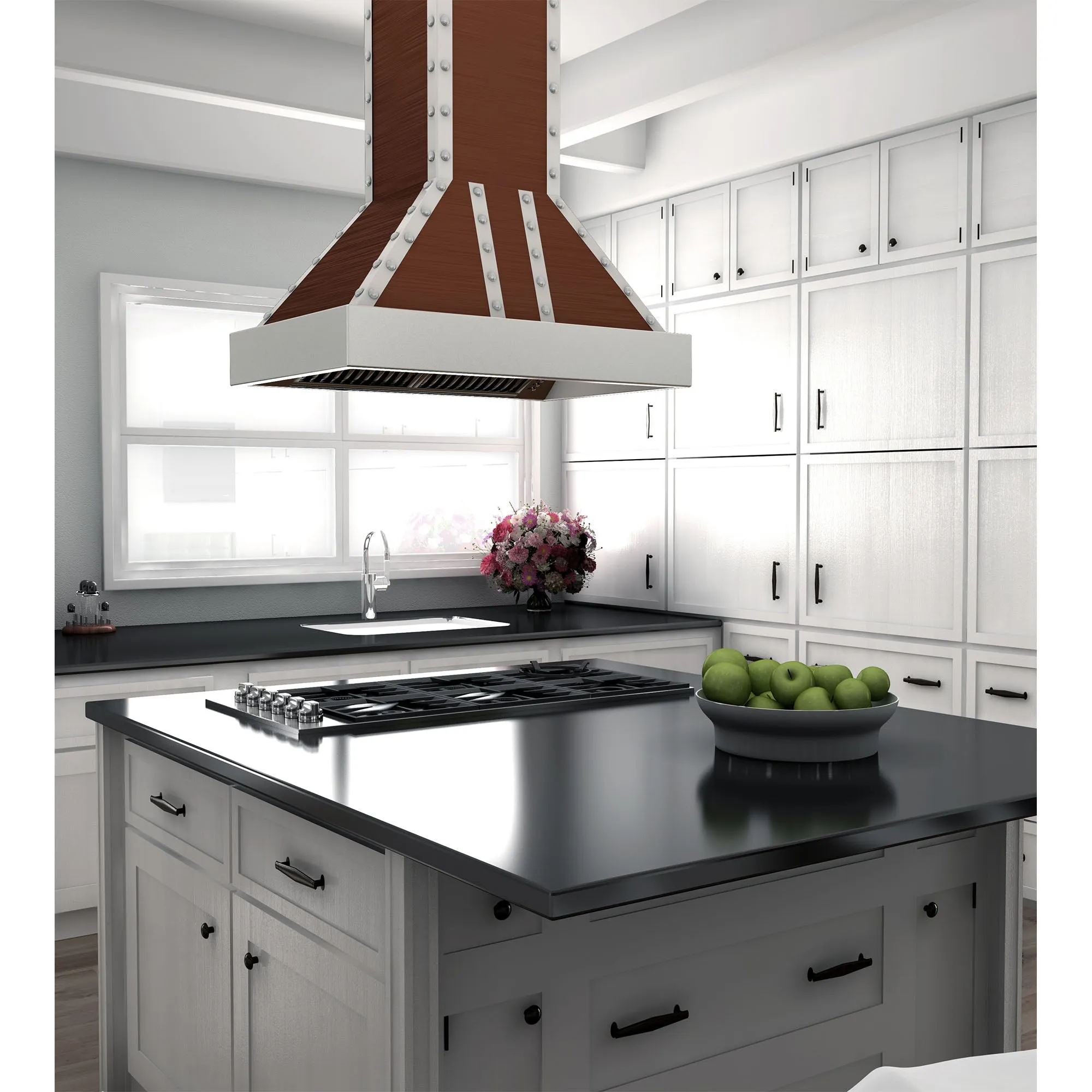 ZLINE 30" Designer Series Copper Island Range Hood (655i-CSSSS-30)