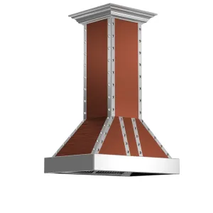 ZLINE 30" Designer Series Copper Island Range Hood (655i-CSSSS-30)