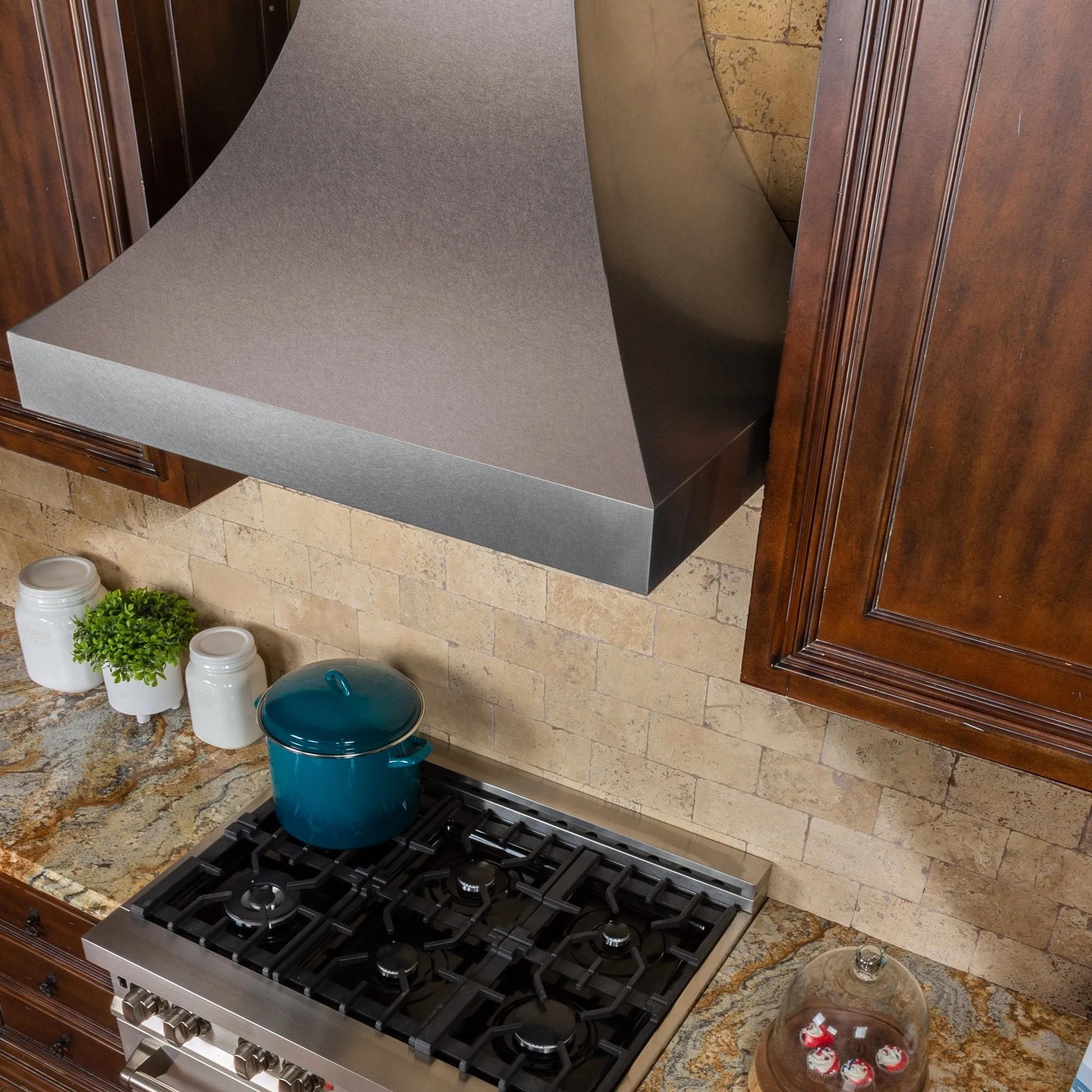 ZLINE 30" Designer Series DuraSnow® Stainless Steel Wall Range Hood (8632S-30)