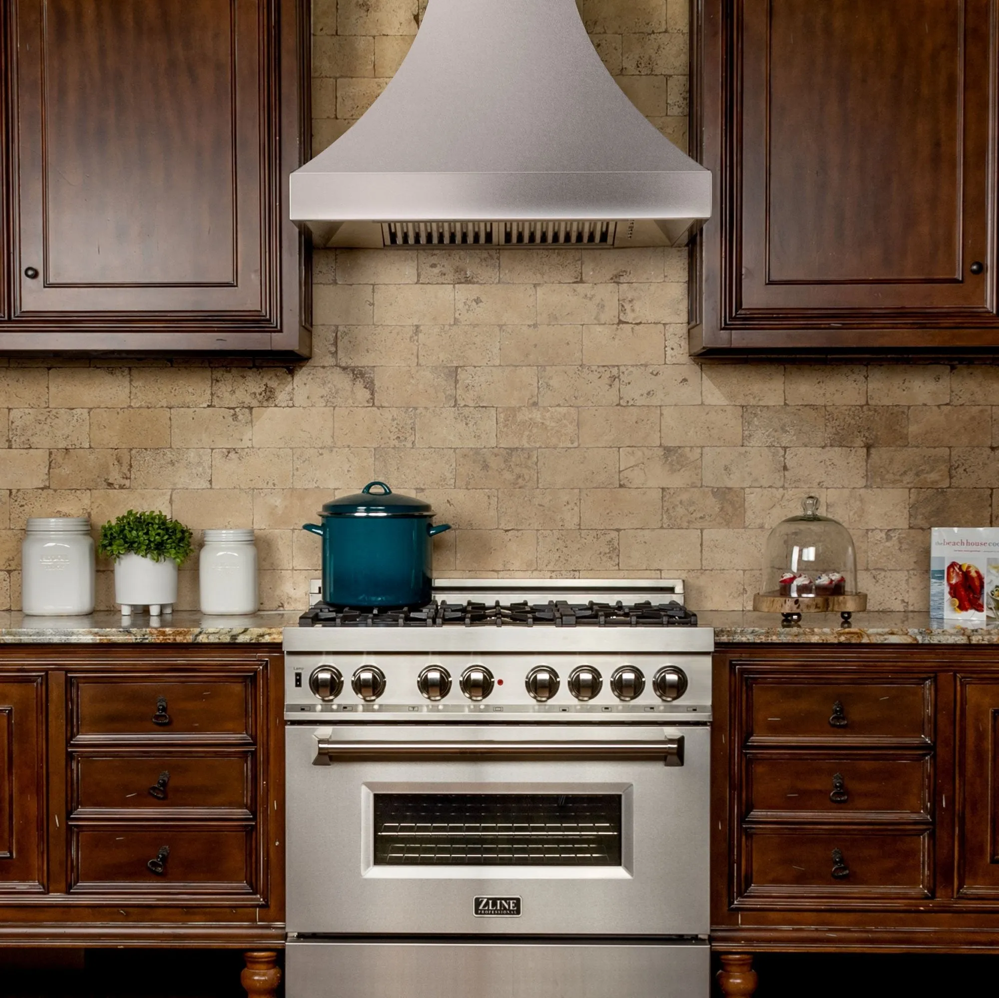 ZLINE 30" Designer Series DuraSnow® Stainless Steel Wall Range Hood (8632S-30)