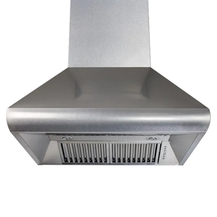 ZLINE 48 in. Wall Mount Range Hood in Snow Finished Stainless Steel (8687S-48)