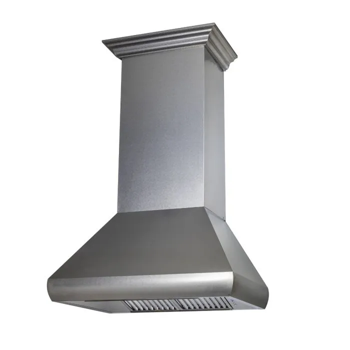 ZLINE 48 in. Wall Mount Range Hood in Snow Finished Stainless Steel (8687S-48)